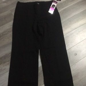 Slim straight dress pants